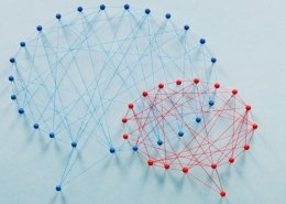 Stock image - pins and threads in a speech bubble design
